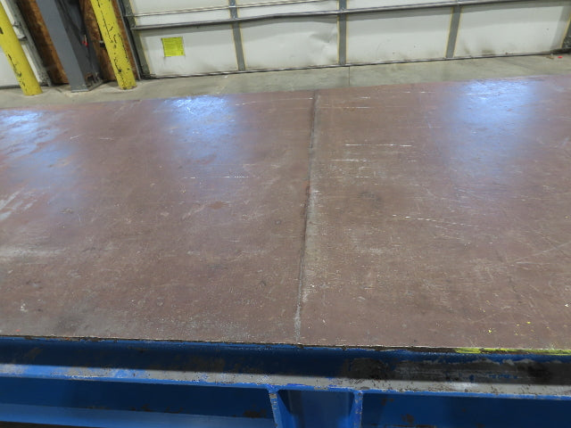5/16" Steel Top Fabrication Welding Layout Table Work Bench 31"D 25"H 10' Length