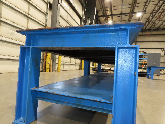 5/16" Steel Top Fabrication Welding Layout Table Work Bench 31"D 25"H 10' Length