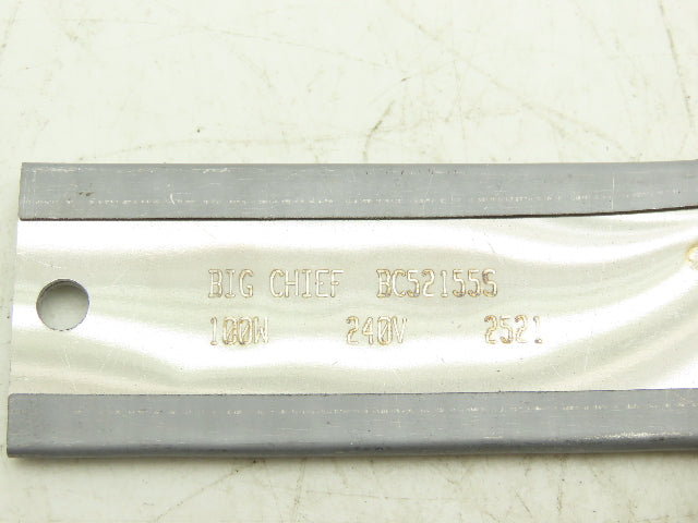 Big Chief BC52155S Strip Heater 1-1/2" x 4" 100W 240V 60" Lead Lot of 5