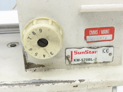 SunStar KM-570BL-7 Industrial Sewing Machine Head Lockstitch W/Racing PT Puller
