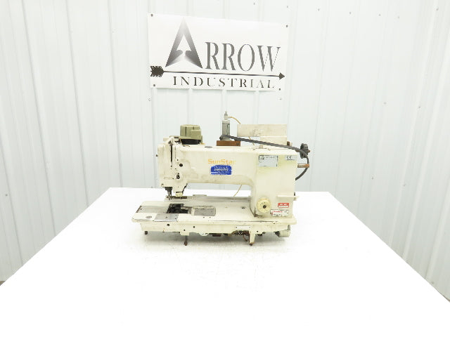 SunStar KM-570BL-7 Industrial Sewing Machine Head Lockstitch W/Racing PT Puller