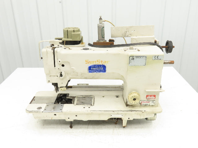 SunStar KM-570BL-7 Industrial Sewing Machine Head Lockstitch W/Racing PT Puller
