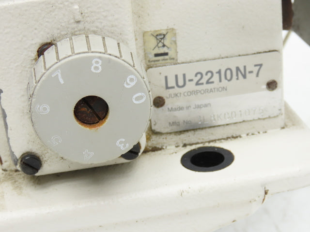 Juki LU-2210N-7 Industrial Sewing Machine Head Single Needle Lockstitch W/Puller