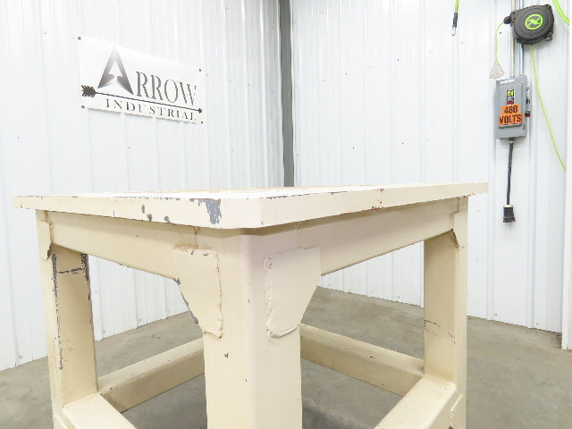 Welding Table Machine Base 1-1/4" Steel Top Work Bench 39x39" Top 37-1/2" H