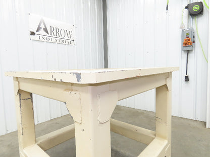 Welding Table Machine Base 1-1/4" Steel Top Work Bench 39x39" Top 37-1/2" H
