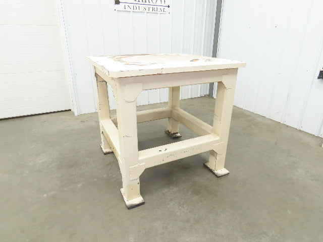 Welding Table Machine Base 1-1/4" Steel Top Work Bench 39x39" Top 37-1/2" H