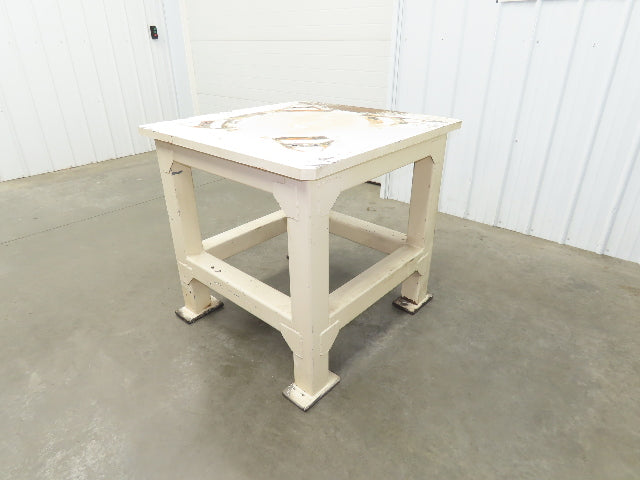 Welding Table Machine Base 1-1/4" Steel Top Work Bench 39x39" Top 37-1/2" H