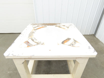 Welding Table Machine Base 1-1/4" Steel Top Work Bench 39x39" Top 37-1/2" H