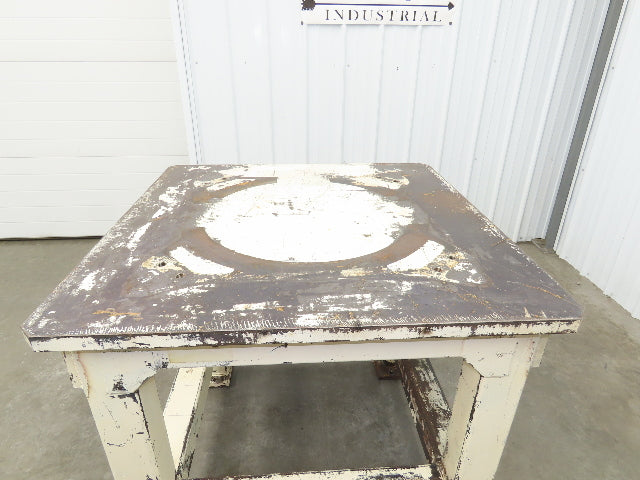 Welding Table Machine Base 1-1/4" Steel Top Work Bench 39x39" Top 37-1/2" H