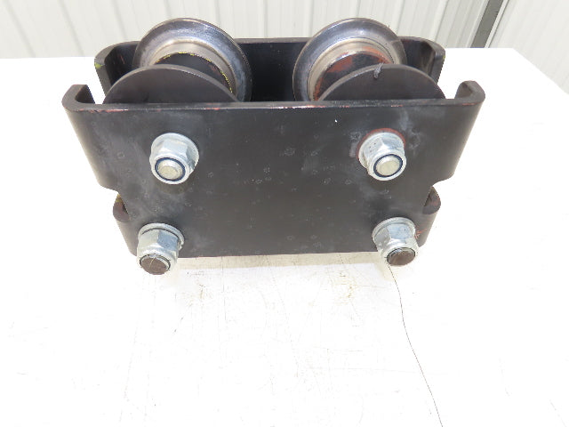 CM CBTP 2-Ton 4000lbs Manual Push Trolley Plain Type 3-1/2" Flange I Beam