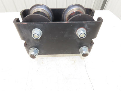 CM CBTP 2-Ton 4000lbs Manual Push Trolley Plain Type 3-1/2" Flange I Beam