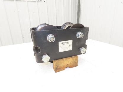 CM CBTP 2-Ton 4000lbs Manual Push Trolley Plain Type 3-1/2" Flange I Beam