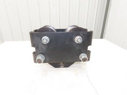 CM CBTP 2-Ton 4000lbs Manual Push Trolley Plain Type 3-1/2" Flange I Beam