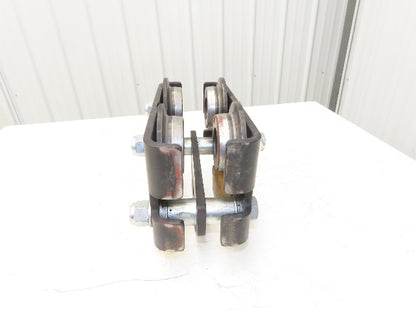 CM CBTP 2-Ton 4000lbs Manual Push Trolley Plain Type 3-1/2" Flange I Beam