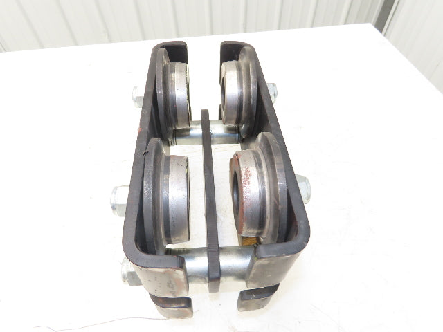 CM CBTP 2-Ton 4000lbs Manual Push Trolley Plain Type 3-1/2" Flange I Beam