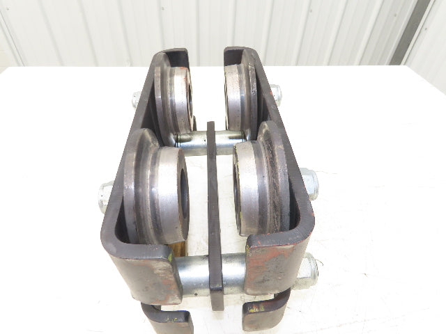 CM CBTP 2-Ton 4000lbs Manual Push Trolley Plain Type 3-1/2" Flange I Beam
