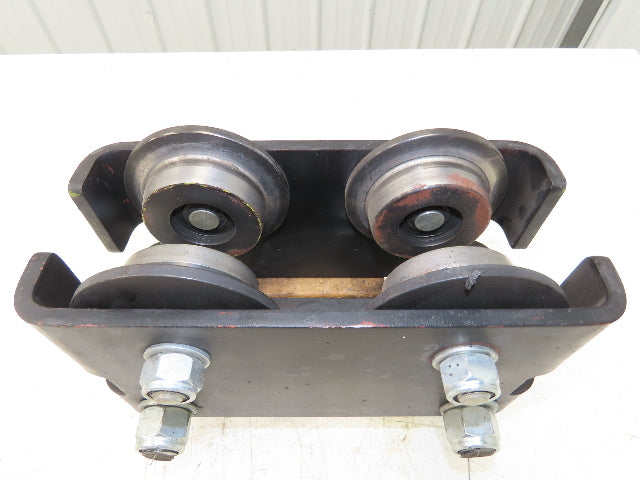 CM CBTP 2-Ton 4000lbs Manual Push Trolley Plain Type 3-1/2" Flange I Beam