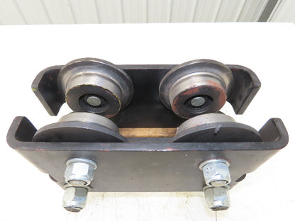 CM CBTP 2-Ton 4000lbs Manual Push Trolley Plain Type 3-1/2" Flange I Beam