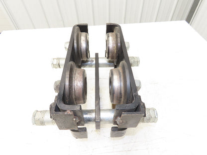 CM CBTP 2-Ton 4000lbs Manual Push Trolley Plain Type 3-1/2"-8" Flange I Beam