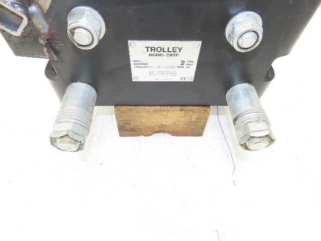 CM CBTP 2-Ton 4000lbs Manual Push Trolley Plain Type 3-1/2"-8" Flange I Beam