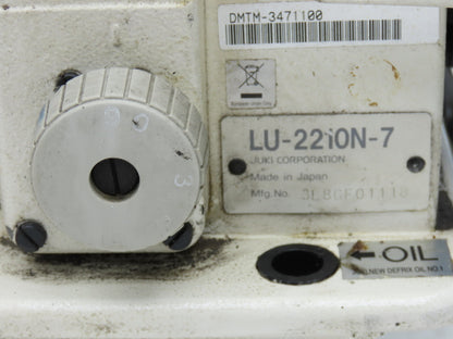 Juki LU-2210N-7 Industrial Sewing Machine Head Single Needle W/Racing PT Puller