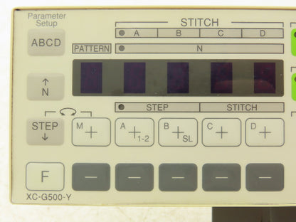Mitsubishi XC-G500-Y HMI Control Panel For Industrial Sewing Machine