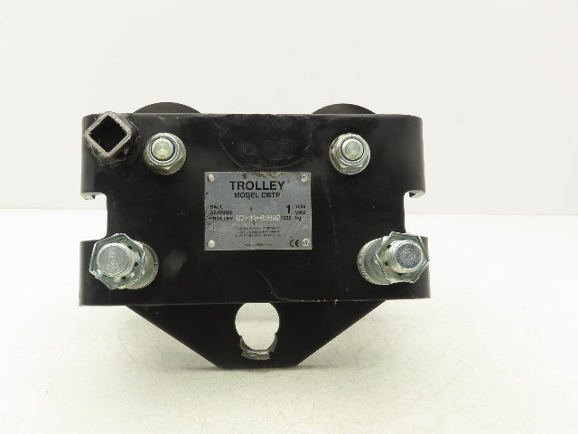 CM CBTP 1 Ton Manual Plain Push Trolley 2.3"-8" Flange CBTP0100