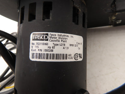 Fasco U21B HVAC Furnace Blower Fan 3210 RPM 115V 3" Outlet w/Air Pressure Switch