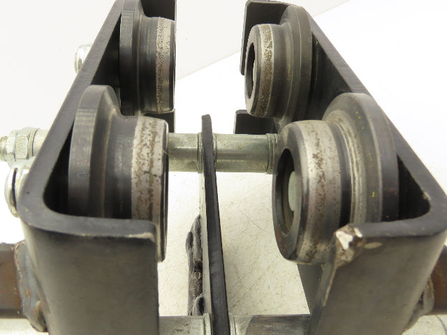 CM CBTP 1-Ton 2000lbs Manual Push Trolley Plain Type 3-1/2"-8" Flange I Beam