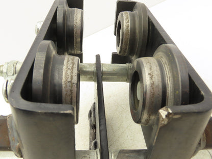 CM CBTP 1-Ton 2000lbs Manual Push Trolley Plain Type 3-1/2"-8" Flange I Beam