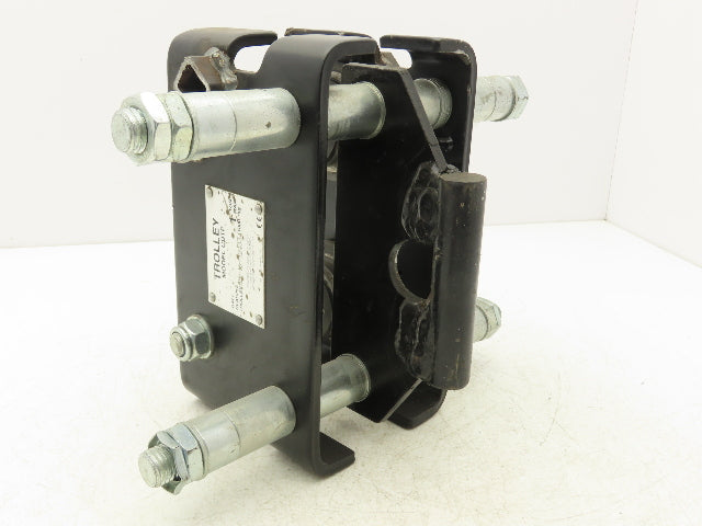CM CBTP 1-Ton 2000lbs Manual Push Trolley Plain Type 3-1/2"-8" Flange I Beam