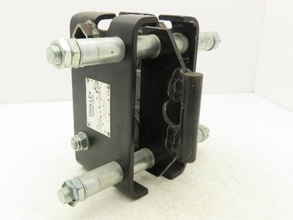 CM CBTP 1-Ton 2000lbs Manual Push Trolley Plain Type 3-1/2"-8" Flange I Beam