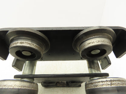 CM CBTP 1-Ton 2000lbs Manual Push Trolley Plain Type 3-1/2"-8" Flange I Beam