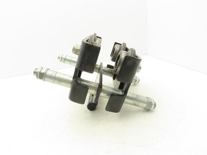 CM CBTP 1-Ton 2000lbs Manual Push Trolley Plain Type 3-1/2"-8" Flange I Beam