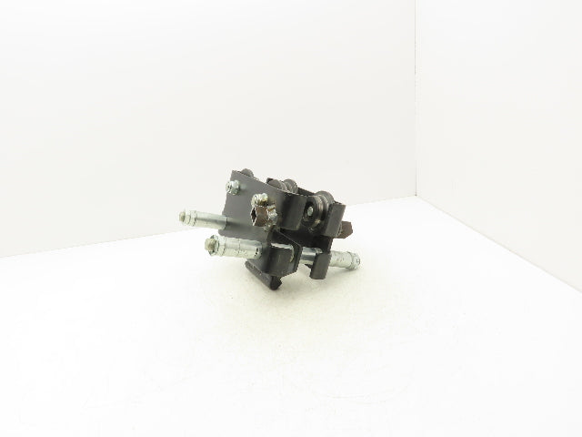 CM CBTP 1-Ton 2000lbs Manual Push Trolley Plain Type 3-1/2"-8" Flange I Beam