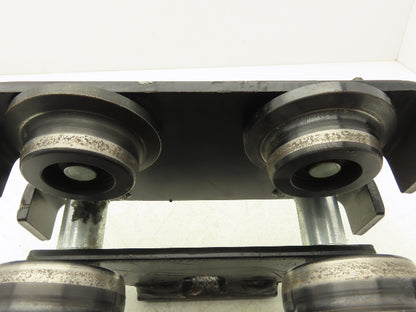 CM CBTP 1-Ton 2000lbs Manual Push Trolley Plain Type 3-1/2"-8" Flange I Beam