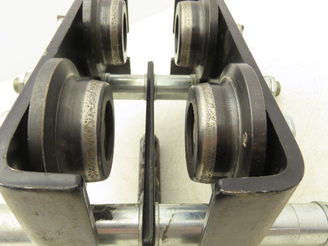 CM CBTP 1-Ton 2000lbs Manual Push Trolley Plain Type 3-1/2"-8" Flange I Beam