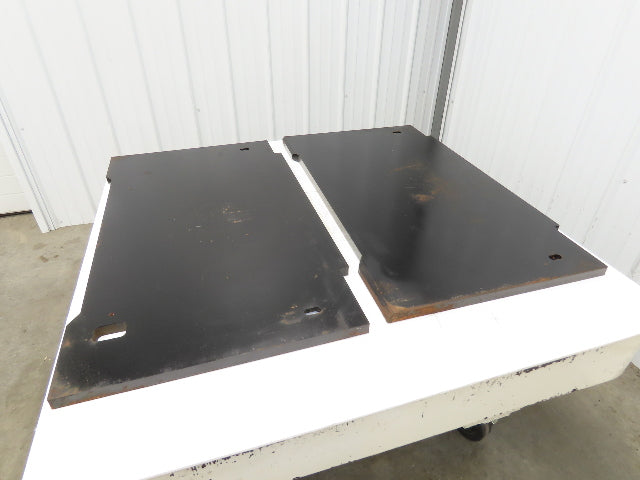 Hyster Forklift Battery Counterbalance Ballast Plate Off E100XN Lot of 2