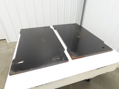 Hyster Forklift Battery Counterbalance Ballast Plate Off E100XN Lot of 2