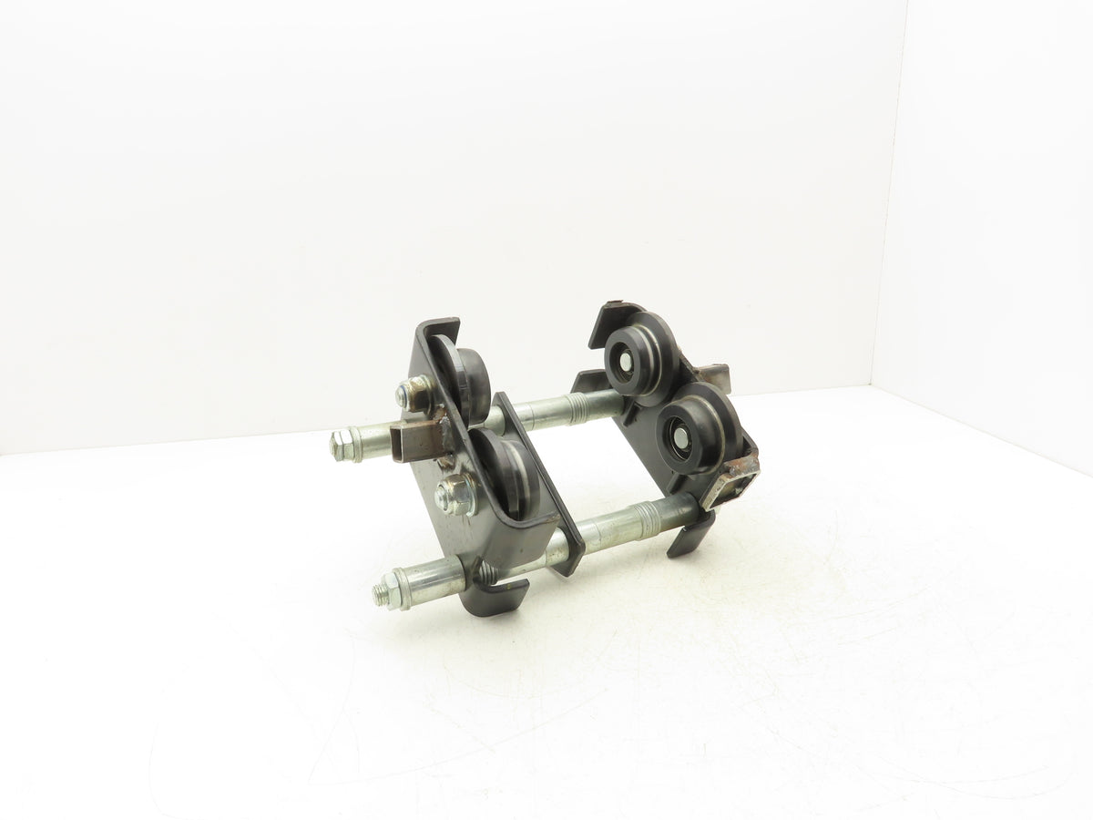 CM CBTP 1/2 Ton Manual Plain Push Trolley 2"-8.7" Flange