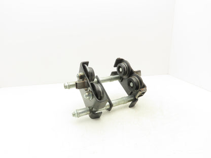 CM CBTP 1/2 Ton Manual Plain Push Trolley 2"-8.7" Flange