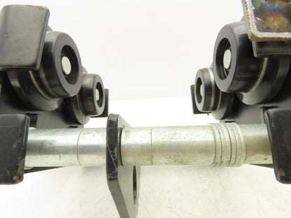 CM CBTP 1/2 Ton Manual Plain Push Trolley 2"-8.7" Flange