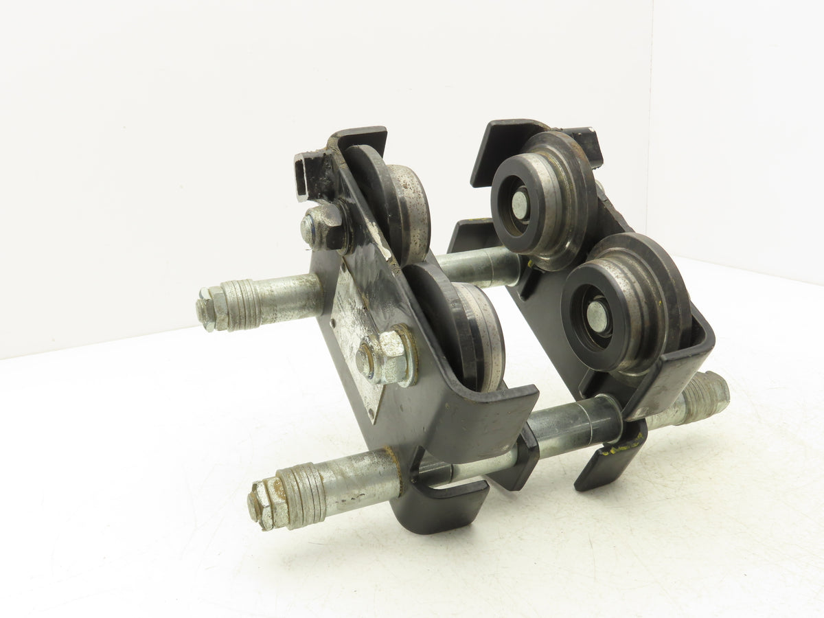CM CBTP 1/2 Ton Manual Plain Push Trolley 2"-8.7" Flange