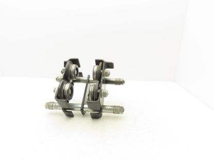 CM CBTP 1/2 Ton Manual Plain Push Trolley 2"-8.7" Flange