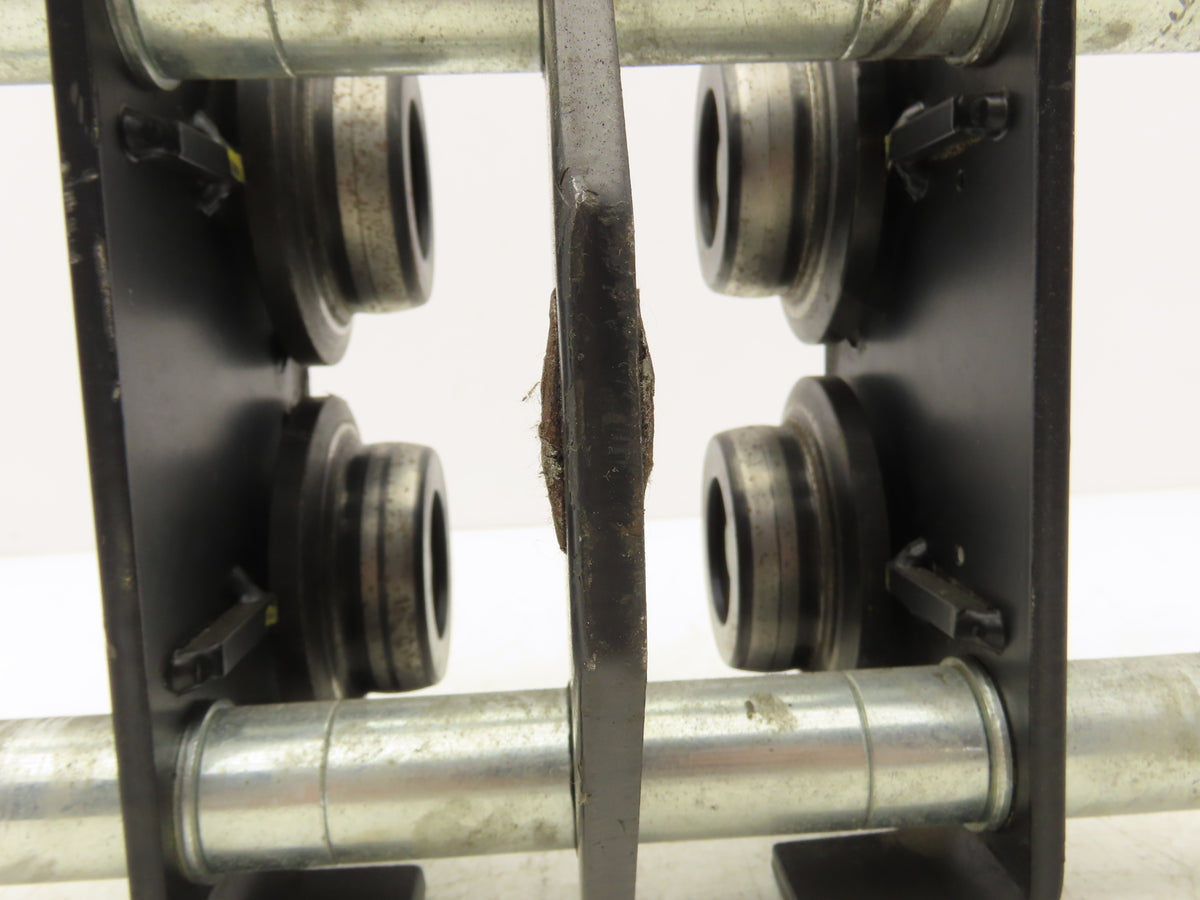 CM CBTP 1/2 Ton Manual Plain Push Trolley 2"-8.7" Flange