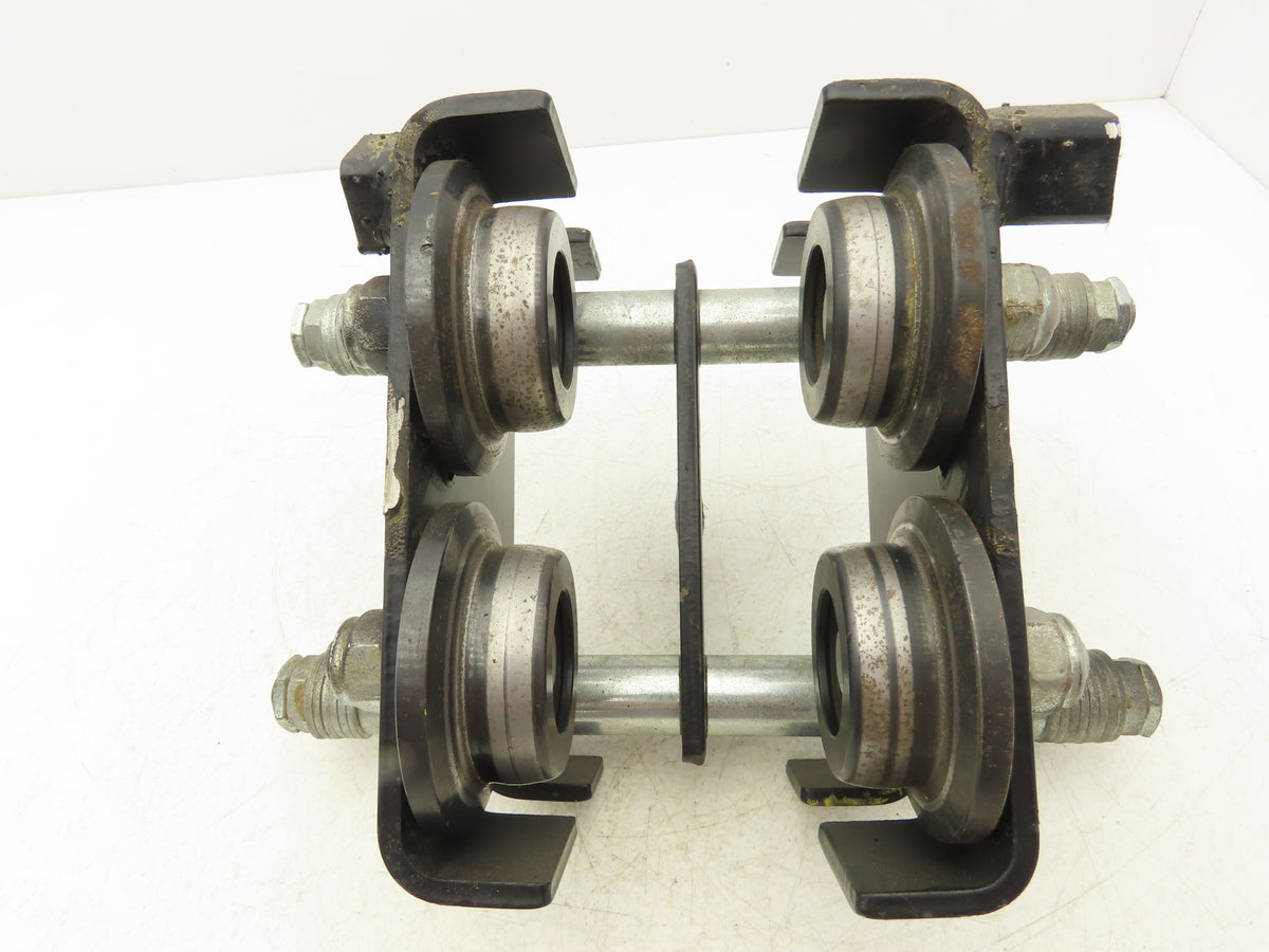 CM CBTP 1/2 Ton Manual Plain Push Trolley 2"-8.7" Flange