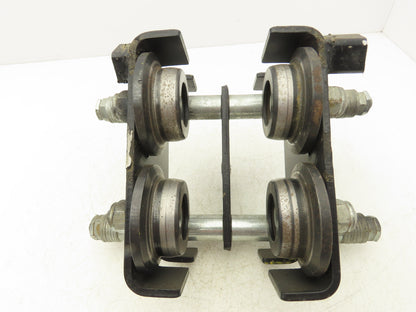 CM CBTP 1/2 Ton Manual Plain Push Trolley 2"-8.7" Flange