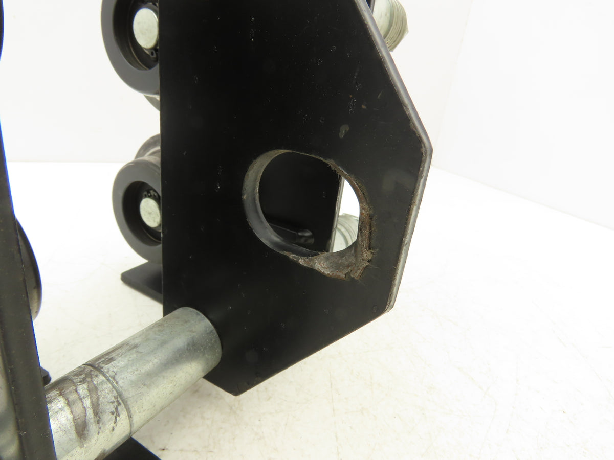 CM CBTP 1/2 Ton Manual Plain Push Trolley 2"-8.7" Flange