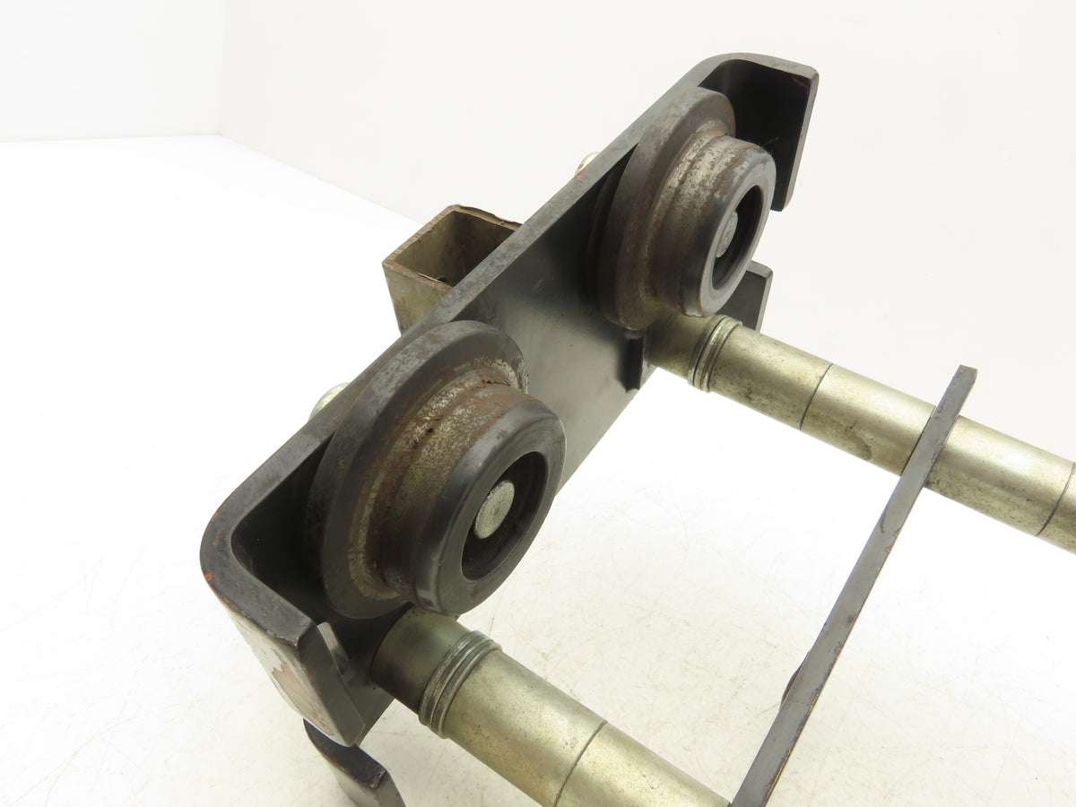 CM CBTP 1/2 Ton Manual Plain Push Trolley 2"-8.7" Flange