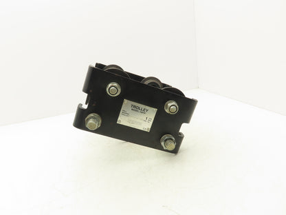CM CBTP 1/2 Ton Manual Plain Push Trolley 2"-8.7" Flange